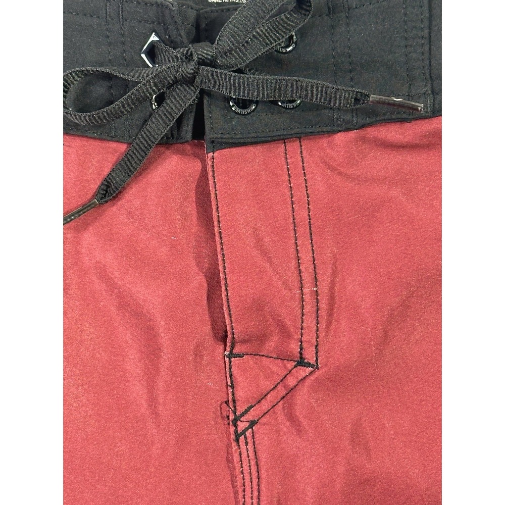 Quiksilver Cypher Board Shorts 34 Dane Reynolds Red Blue Black 4-Way Stretch - Picture 4 of 6